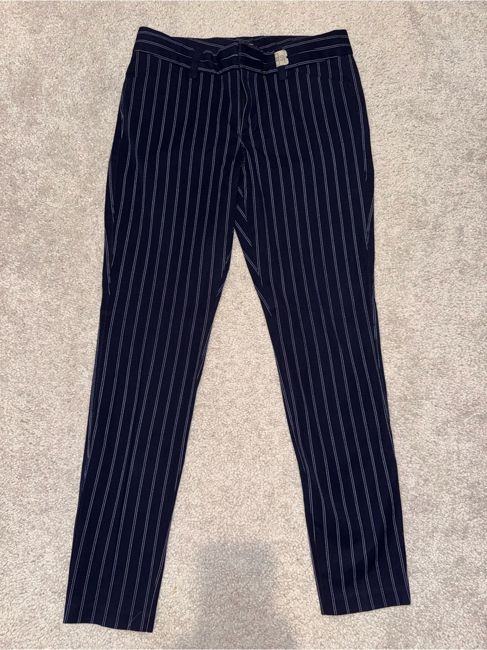 GAP Navy Pinstripe Dress Pants